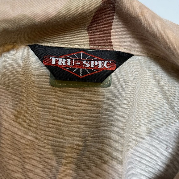 Mens TRU-SPEC Cotton Ripstop BDU Coat 2XL Tactical  Camo Uniform Shirt - Picture 7 of 10